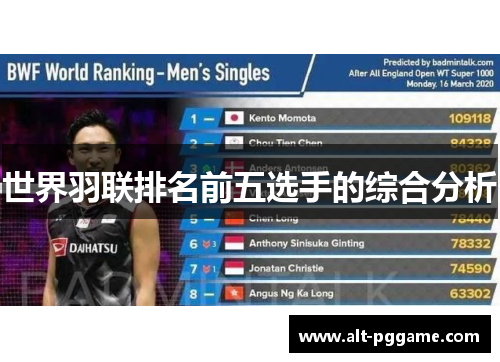 世界羽联排名前五选手的综合分析